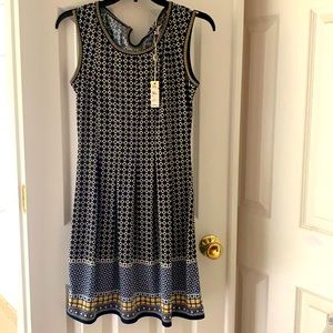 Max Studio Geometric Dress XS NWT
